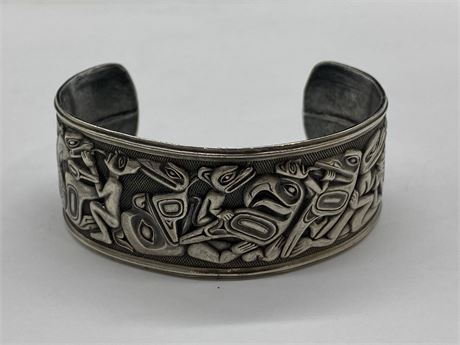 SIGNED FIRST NATIONS BANGLE (2.5”)