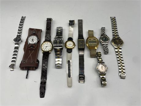 LOT OF VINTAGE MENS WATCHES
