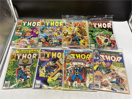 8 THE MIGHTY THOR COMICS