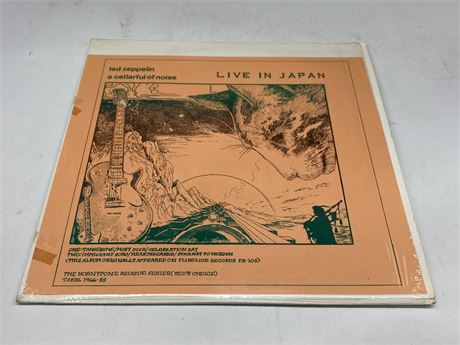 LED ZEPPELIN - LIVE IN JAPAN BOOTLEG - EXCELLENT (E)