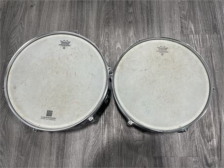 2 REMO DRUMS