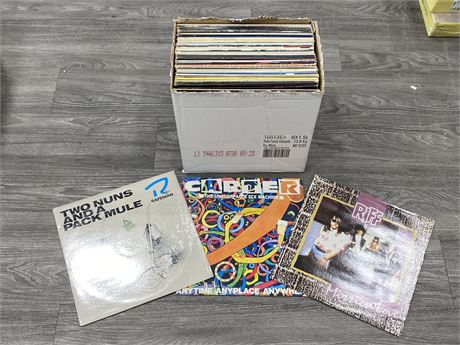 BOX OF MISC. RECORDS / MOSTLY UK PRESSING (VG+-EXCELLENT)