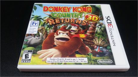 EXCELLENT CONDITION - CIB - DONKEY KONG COUNTRY RETURNS - 3DS