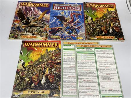 LOT OF WARHAMMER GUIDES/MANUALS