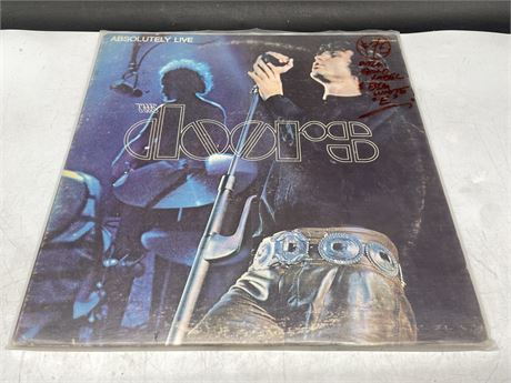THE DOORS - ABSOLUTELY LIVE 2 LPS - (VG+)