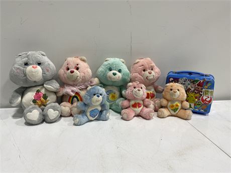 1984 CARE BEARS, STUFFIES & LUNCH BOX
