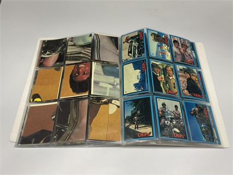 1979 CHIPS COMPLETE SET - MINT (Includes inserts)