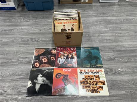BOX OF GREAT TITLE RECORDS - CONDITION VARIES