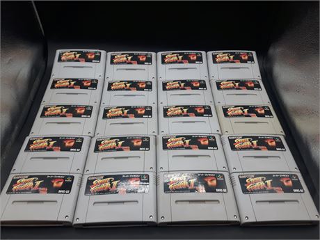 COLLECTION OF SUPER FAMICOM GAMES - VERY GOOD CONDITION