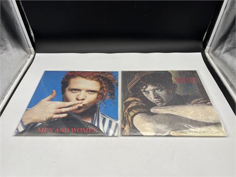 2 SIMPLY RED RECORDS - EXCELLENT (E)
