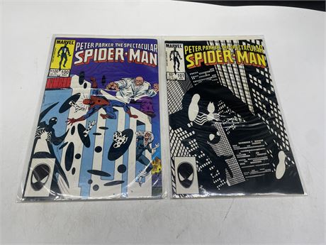 2 SPECTACULAR SPIDER-MAN COMICS - #100-101