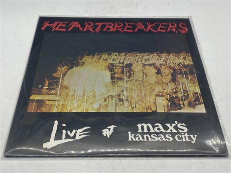 1979 PRESS HEARTBREAKERS - LIVE AT MAX’S KANSAS CITY W/OG INSERT - EXCELLENT (E)