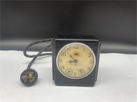 1925 BAKELITE GENERAL ELECTRIC ALARM CLOCK 5”