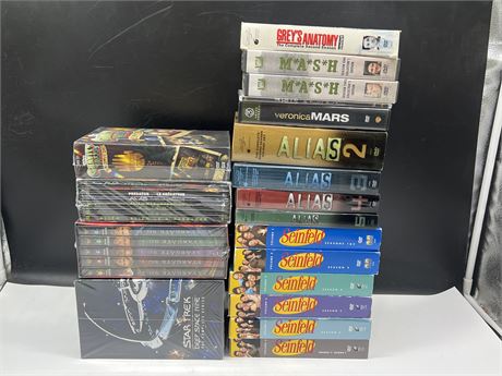 LOT OF DVD SEASON SETS - 4 ARE SEALED