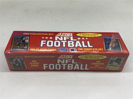 SEALED 1990 SCORE NFL FOOTBALL BOX
