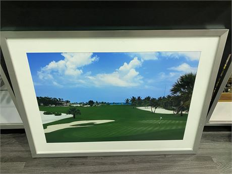 FRAMED GOLF PICTURE (43”x32”)