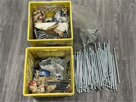LOT OF MISC BOLTS