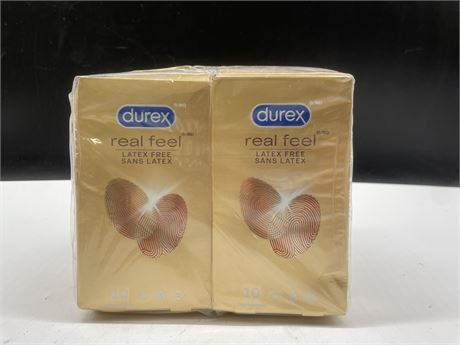 6 BOXES OF DUREX CONDOMS 10/BOX 60 TOTAL