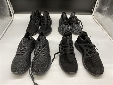 4 PAIRS OF NEW KNOCKOFF SHOES