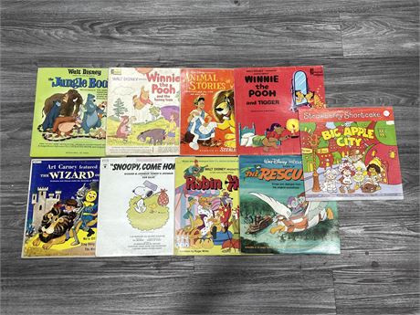 9 KIDS RECORDS (POOR CONDITION)