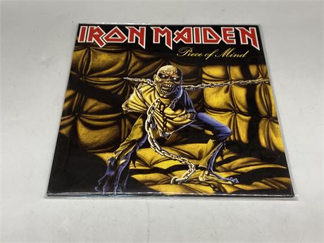 IRON MAIDEN - PIECE OF MIND RECORD - EXCELLENT COND.