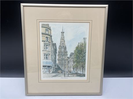 PHILIP MARTIN SIGNED NUMBERED HAWFAX PRINT 10”x11”