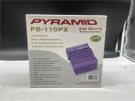 NEW PYRAMID PB-110PX 240W AMP