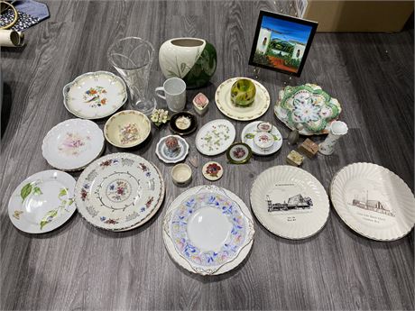 LOT OF MISC. CHINA/DECOR (Majority high end)