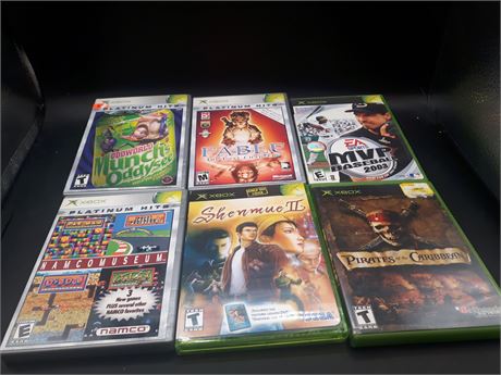 COLLECTION OF ORIGINAL XBOX GAMES - EXCELLENT CONDITION