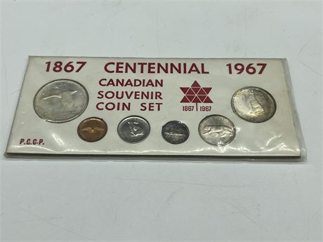 1967 SILVER CENTENNIAL CDN COIN SET