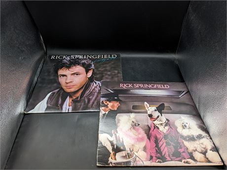 2 RICK SPRINGFIELD ALBUMS (E) EXCELLENT CONDITION - VINYL