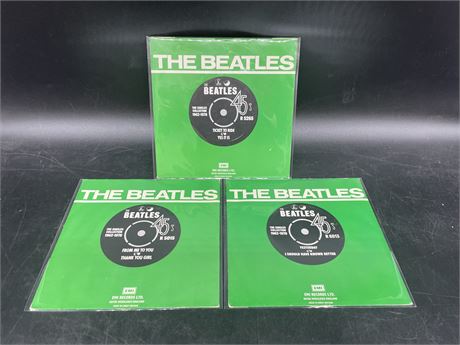 (45") THE BEATLES - ‘THE SINGLES COLLECTION’ (3 PARLOPHONE LABEL DISCS SET #3