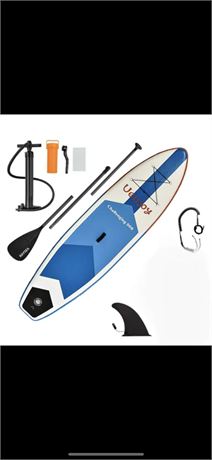BRAND NEW INFLATABLE STAND UP PADDLE BOARD W/ PUMP, PADDLE & ECT