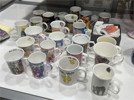 COLLECTION OF MUGS