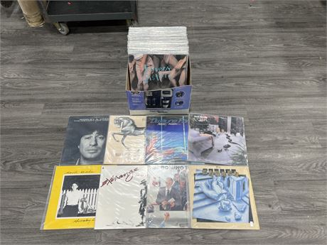 BOX OF ASSORTED RECORDS - CONDITION VARIES
