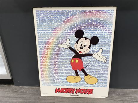 VINTAGE 1986 MICKEY MOUSE POSTER (22”x28”)