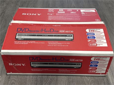 OPEN BOX DVD PLAYER/RECORDER A RDR-HX730