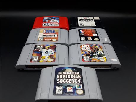 COLLECTION OF N64 GAMES - VERY GOOD CONDITION