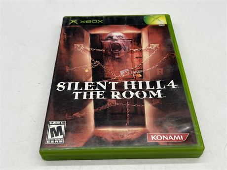 SILENT HILL 4 THE ROOM - XBOX W/INSTRUCTIONS - GOOD CONDITION