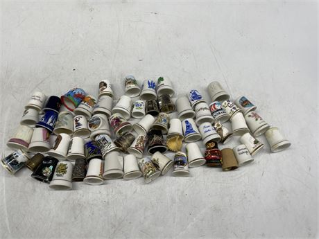 60 VINTAGE THIMBLE COLLECTION
