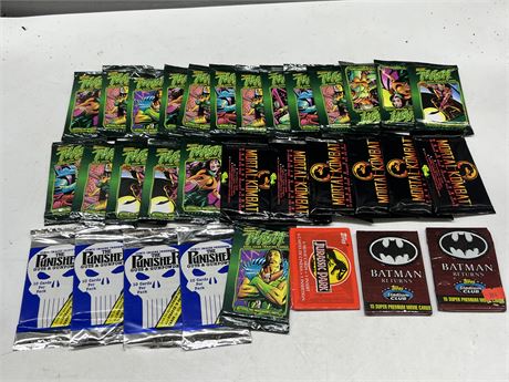 32 SEALED COLLECTOR CARD PACKS