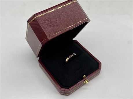 CARTIER RING - SIZE 5 - NO REAL GOLD