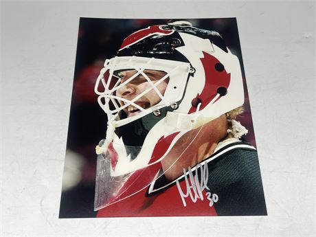 MARTIN BRODEUR SIGNED PICTURE 8”x10”