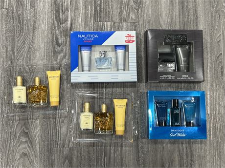 5 NEW COLOGNE / PERSONAL HYGIENE KITS