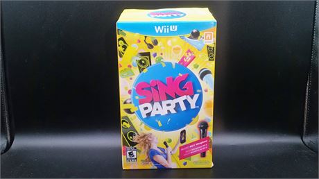 SING PARTY BUNDLE WITH MICROPHONE - WII-U