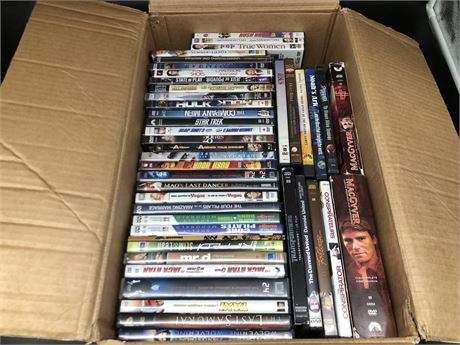 LOT OF MISC DVDS ~43