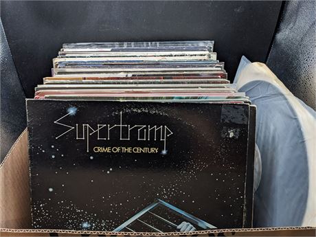 53 RECORDS - CONDITION VARIES - MOST SCRATCHED OR SLIGHTLY SCRATCHED