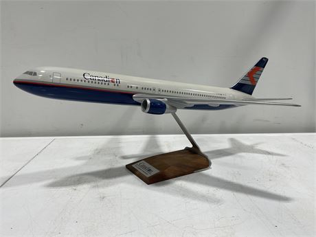 CANADIAN AIRLINES 767-300 ER 1/100 GIVEN TO EMPLOYEE (8” TALL)