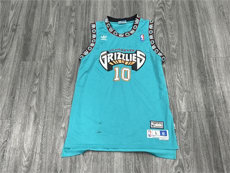 MIKE BIBBY VANCOUVER GRIZZLIES JERSEY SIZE L