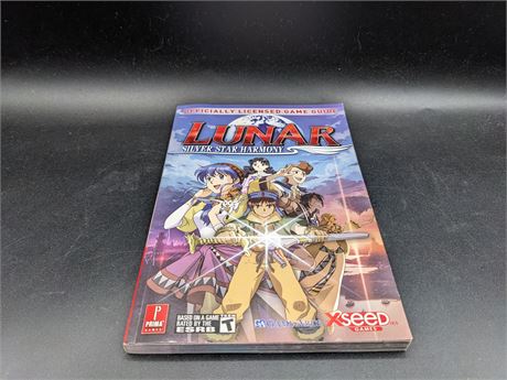 RARE- LUNAR SILVER STAR - OFFICIAL LICENSED GAME GUIDE - EXCELLENT CONDITION